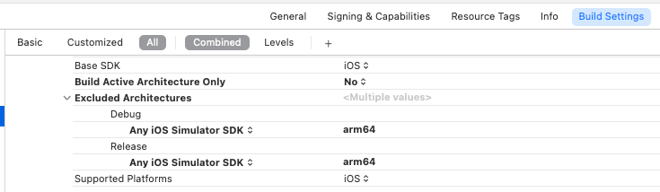 Xcode 12 报错解决